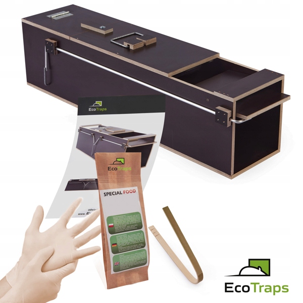 EcoTraps ST75 živá pasca na kuny – humánna klietka 77 cm